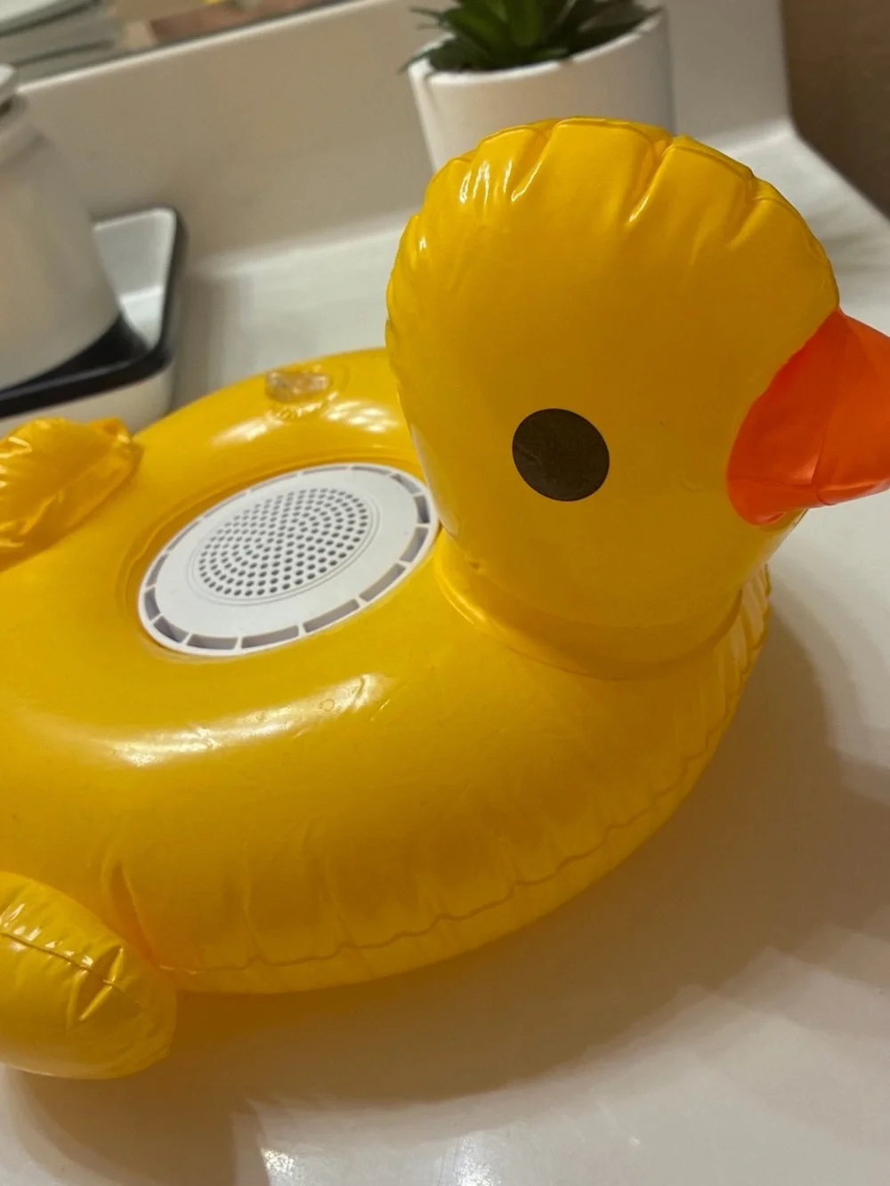 Yellow Inflatable Duck with Speaker - Home Party Supplies